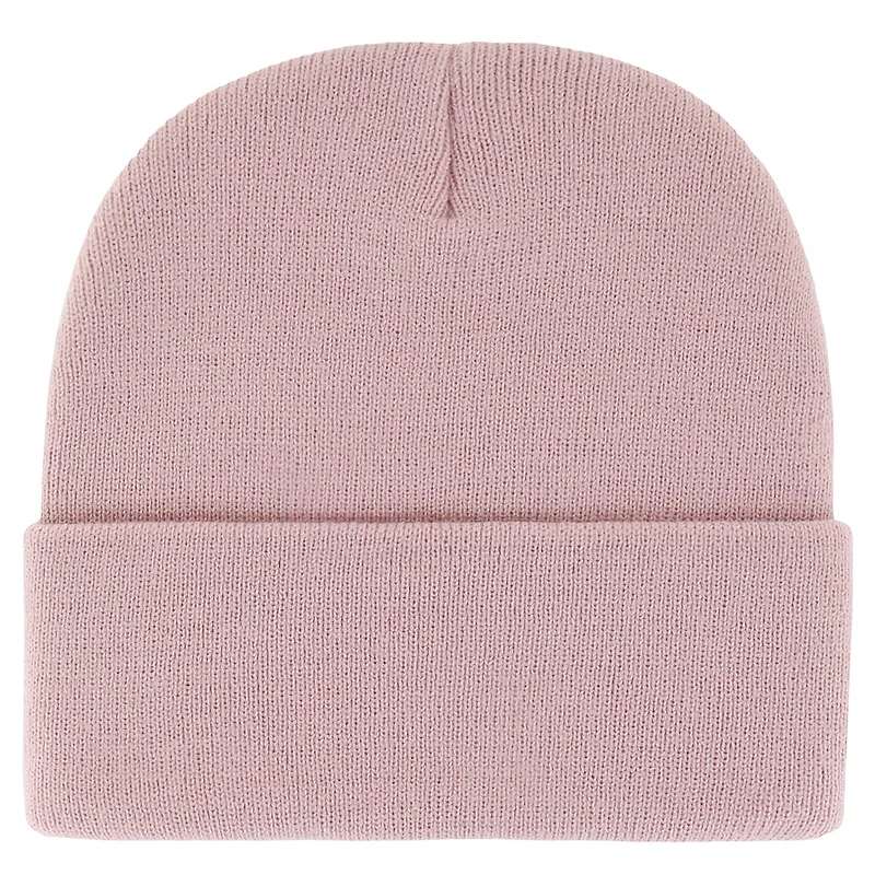 Bonnet tricoté à revers rose Penn State Nittany Lions Haymaker pour femme '47