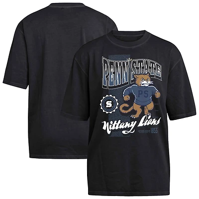 Women's adidas Black Penn State Nittany Lions Oversized T-Shirt