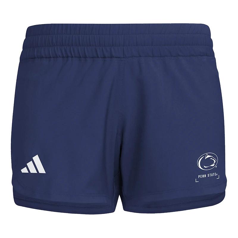 Women's adidas Navy Penn State Nittany Lions D4T Woven Training Shorts