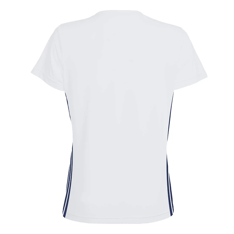 T-shirt adidas blanc Penn State Nittany Lions Essentials à 3 bandes pour femmes