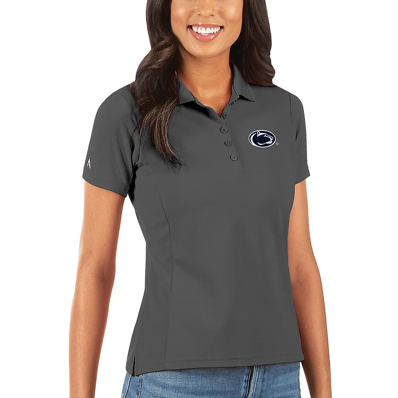 Polo piqué Legacy pour femme, couleur charbon Antigua, Penn State Nittany Lions