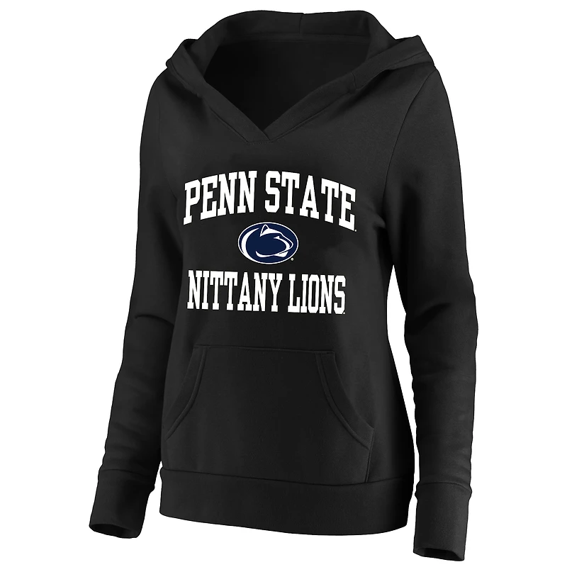Pull à col cranté Heart & Soul pour femme, championne noire des Penn State Nittany Lions, grande taille