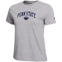 Women's Champion  Heather Gray Penn State Nittany Lions Arched Over Logo T-Shirt