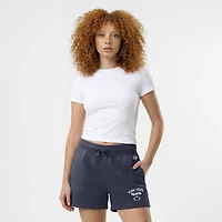 Short Champion bleu marine Penn State Nittany Lions Powerblend à taille élastique pour femme