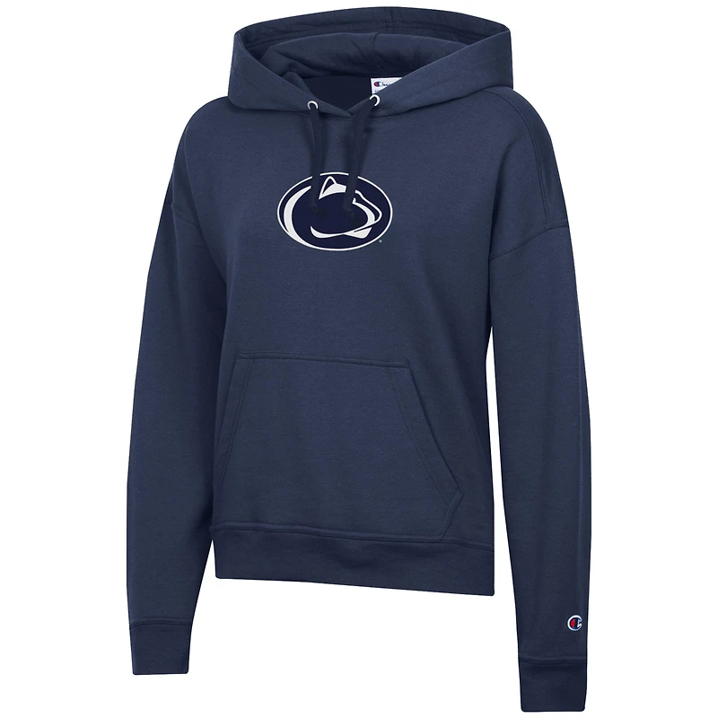 Sweat à capuche en polaire Powerblend bleu marine pour femme, championne des Penn State Nittany Lions