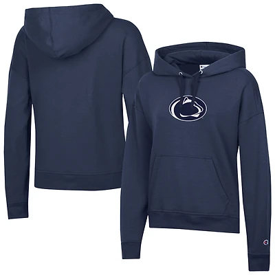 Women's Champion Navy Penn State Nittany Lions Powerblend Fleece Hoodie
