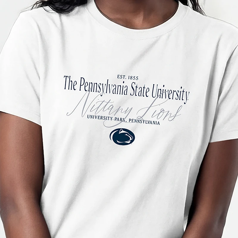 Women's Champion White Penn State Nittany Lions Lifestyle T-Shirt