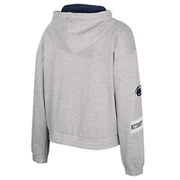 Veste à capuche zippée Colosseum Gray Penn State Nittany Lions Alfie pour femme