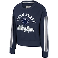 Sweat-shirt Honeymoon bleu marine Colosseum pour femme des Penn State Nittany Lions