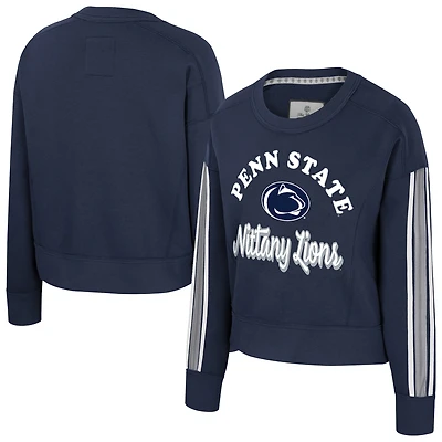 Women's Colosseum  Navy Penn State Nittany Lions Honeymoon Sweatshirt