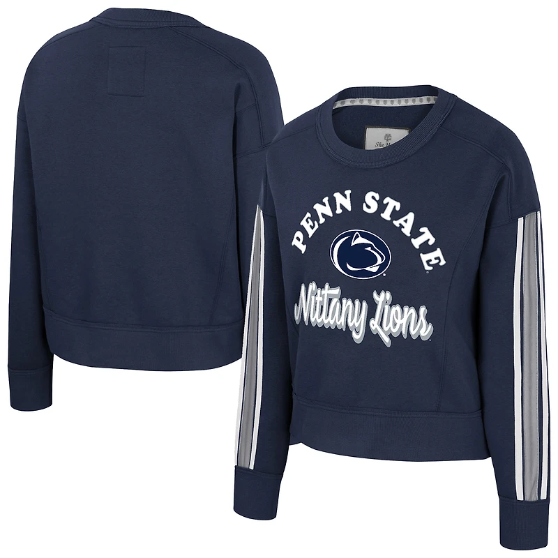 Women's Colosseum Navy Penn State Nittany Lions Honeymoon Sweatshirt