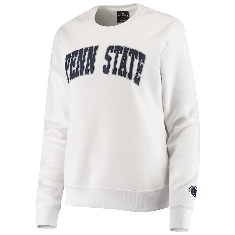 Sweat-shirt Colosseum White Penn State Nittany Lions Campanile pour femmes