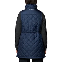 Gilet à glissière pleine longueur Columbia Navy Penn State Nittany Lions pour femme