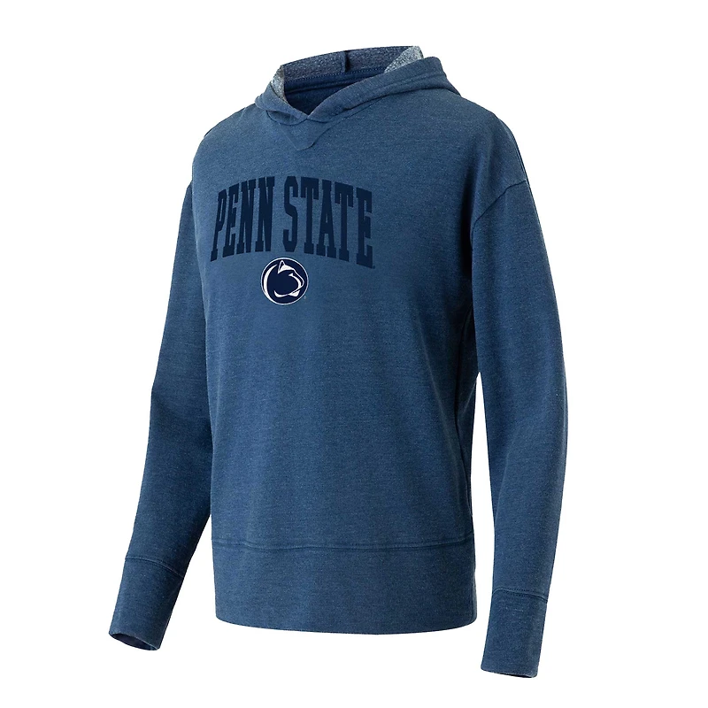 Sweat à capuche manches longues Concepts Sport Navy Penn State Nittany Lions Volley pour femme