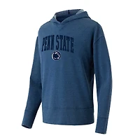 Sweat à capuche manches longues Concepts Sport Navy Penn State Nittany Lions Volley pour femme