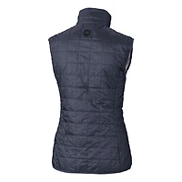 Gilet matelassé isolant entièrement zippé Rainier PrimaLoft Eco pour femme, bleu marine, Cutter & Buck, Penn State Nittany Lions Alumni