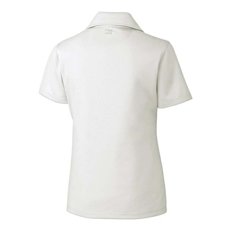Polo texturé uni blanc Cutter & Buck Penn State Nittany Lions CB DryTec Genre pour femme
