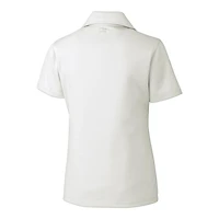 Polo texturé uni blanc Cutter & Buck Penn State Nittany Lions CB DryTec Genre pour femme