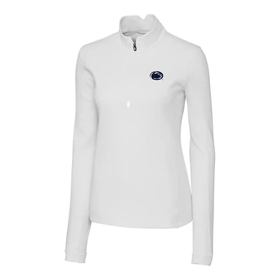 Veste demi-zippée Traverse pour femme, blanche, Cutter & Buck, Penn State Nittany Lions