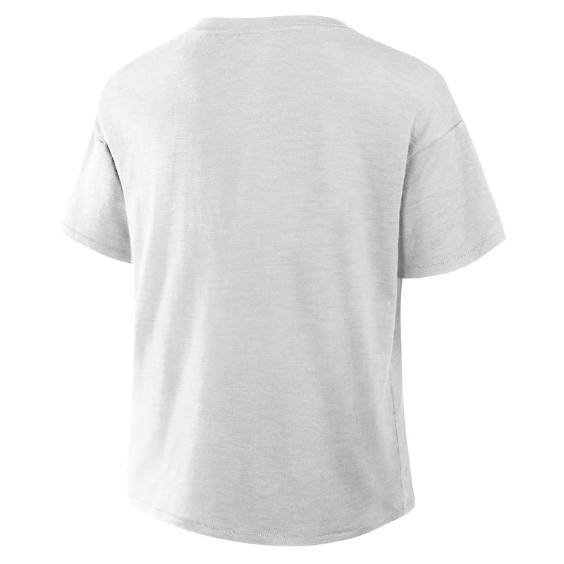 Women's Fanatics Gray Penn State Nittany Lions Plus Winning Gear Notch Neck T-Shirt