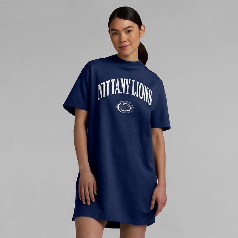 Women's Fanatics  Navy Penn State Nittany Lions Elements Go Tri-Blend T-Shirt Dress