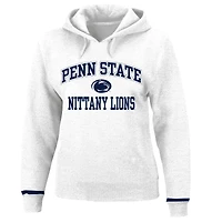 Sweat à capuche grande taille Penn State Nittany Lions pour femmes Fanatics White