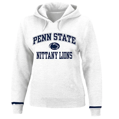 Women's Fanatics White Penn State Nittany Lions Plus Pullover Hoodie