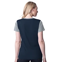 T-shirt ras du cou pour femme G-III 4Her par Carl Banks bleu marine Penn State Nittany Lions Racer