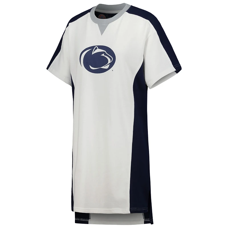 Robe t-shirt pour femme G-III 4Her by Carl Banks Blanc Penn State Nittany Lions Home Run