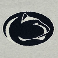 Women's Gameday Couture Ash Penn State Nittany Lions Team Effort Pullover Sweatshirt & Shorts Sleep Set