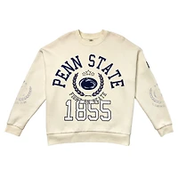 Women's Gameday Couture Cream Penn State Nittany Lions Slay Pullover Sweatshirt