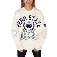 Women's Gameday Couture Cream Penn State Nittany Lions Slay Pullover Sweatshirt