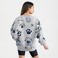 Sweat-shirt polaire gris Gameday Couture pour femme, motif Penn State Nittany Lions Always on Repeat