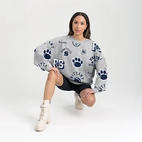 Sweat-shirt polaire gris Gameday Couture pour femme, motif Penn State Nittany Lions Always on Repeat