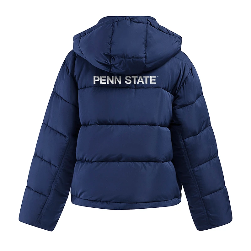 Doudoune zippée intégrale pour femme Hype and Vice Navy Penn State Nittany Lions