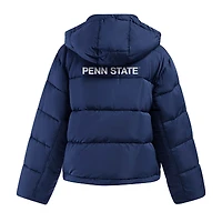Doudoune zippée intégrale pour femme Hype and Vice Navy Penn State Nittany Lions