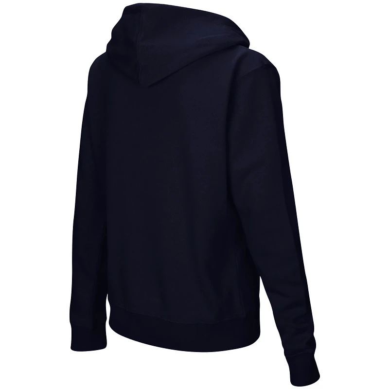 Women's Navy Penn State Nittany Lions Arch & Logo 1 Pullover Hoodie
