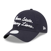 Women's New Era Navy Penn State Nittany Lions Script 9TWENTY Adjustable Hat