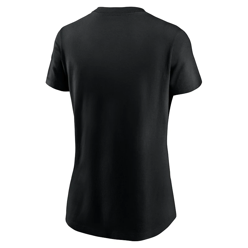 Women's Nike Black Penn State Nittany Lions Throwback T-Shirt