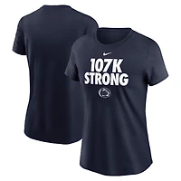 T-shirt Nike bleu marine Penn State Nittany Lions Local Ultimate Chant pour femme