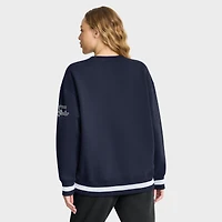 Sweat-shirt Nike bleu marine Penn State Nittany Lions surdimensionné Legacy Phoenix pour femme