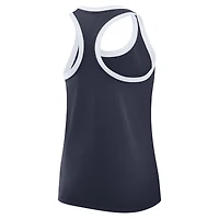 Débardeur dos nageur Nike Penn State Nittany Lions Primetime Tri-Blend bleu marine pour femme