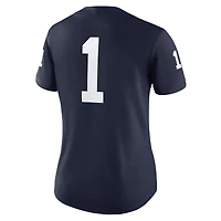 Maillot de match Nike #1 bleu marine Penn State Nittany Lions pour femme