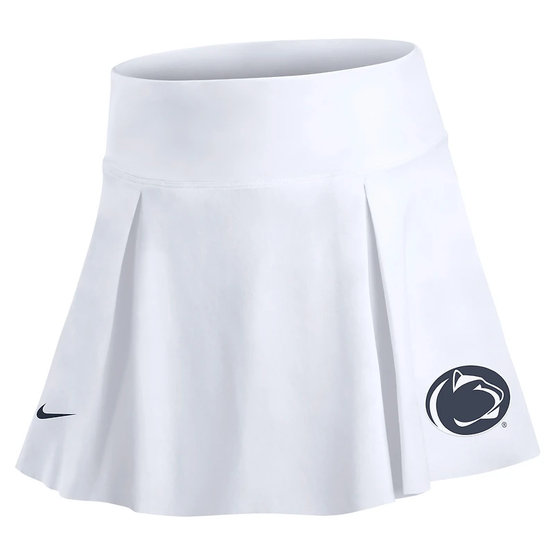 Jupe de tennis Nike blanche Penn State Nittany Lions Club Performance pour femme avec short