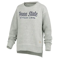 Women's Pressbox Heather Gray Penn State Nittany Lions Torrington Pullover Sweatshirt