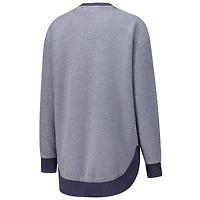 Women's Pressbox Navy Penn State Nittany Lions Ponchoville Pullover Sweatshirt