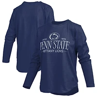 T-shirt à manches longues Silveron bleu marine Penn State Nittany Lions pour femmes, Pressbox