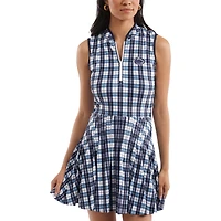 Robe plissée Mackenzie bleu marine/blanc pour femme Smith & Quinn, collection Tailgate des Nittany Lions de Penn State