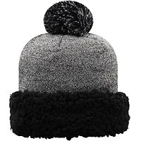 Top of the World Black Penn State Nittany Lions Bonnet en tricot à revers et pompon pour femmes