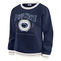 Women's WEAR by Erin Andrews Navy Penn State Nittany Lions Seal Sweatshirt